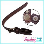 SNAP BUTTON - LEATHER-20CM(BROWN)